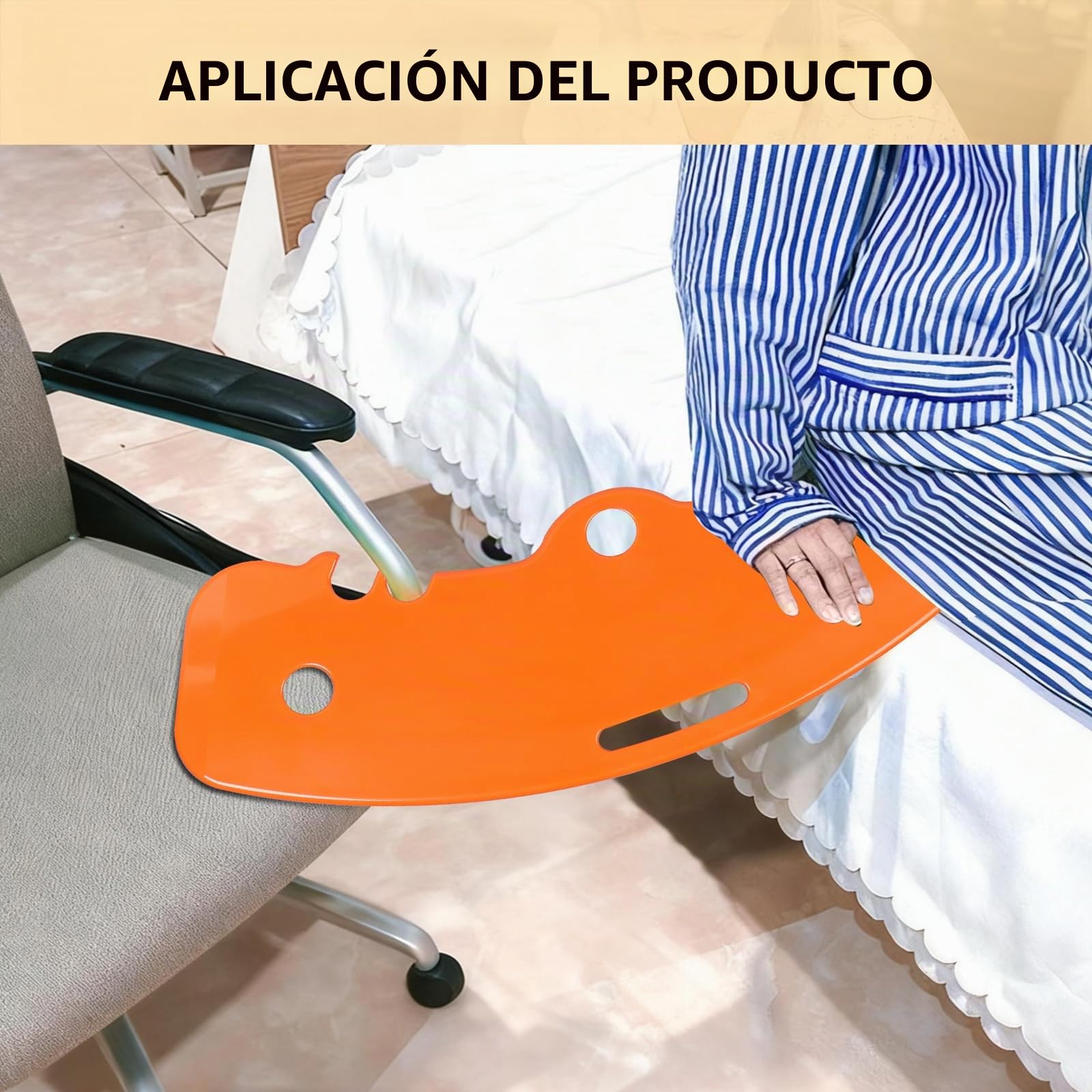 EXLECO Muescas de Tabla Transferencia 150kg, Deslizante Ayuda para Silla Ducha Personas Mayores, Transferencia Pacientes de Silla de Ruedas a la Cama, Coche, para Grua Enfermos y Baño de Asiento