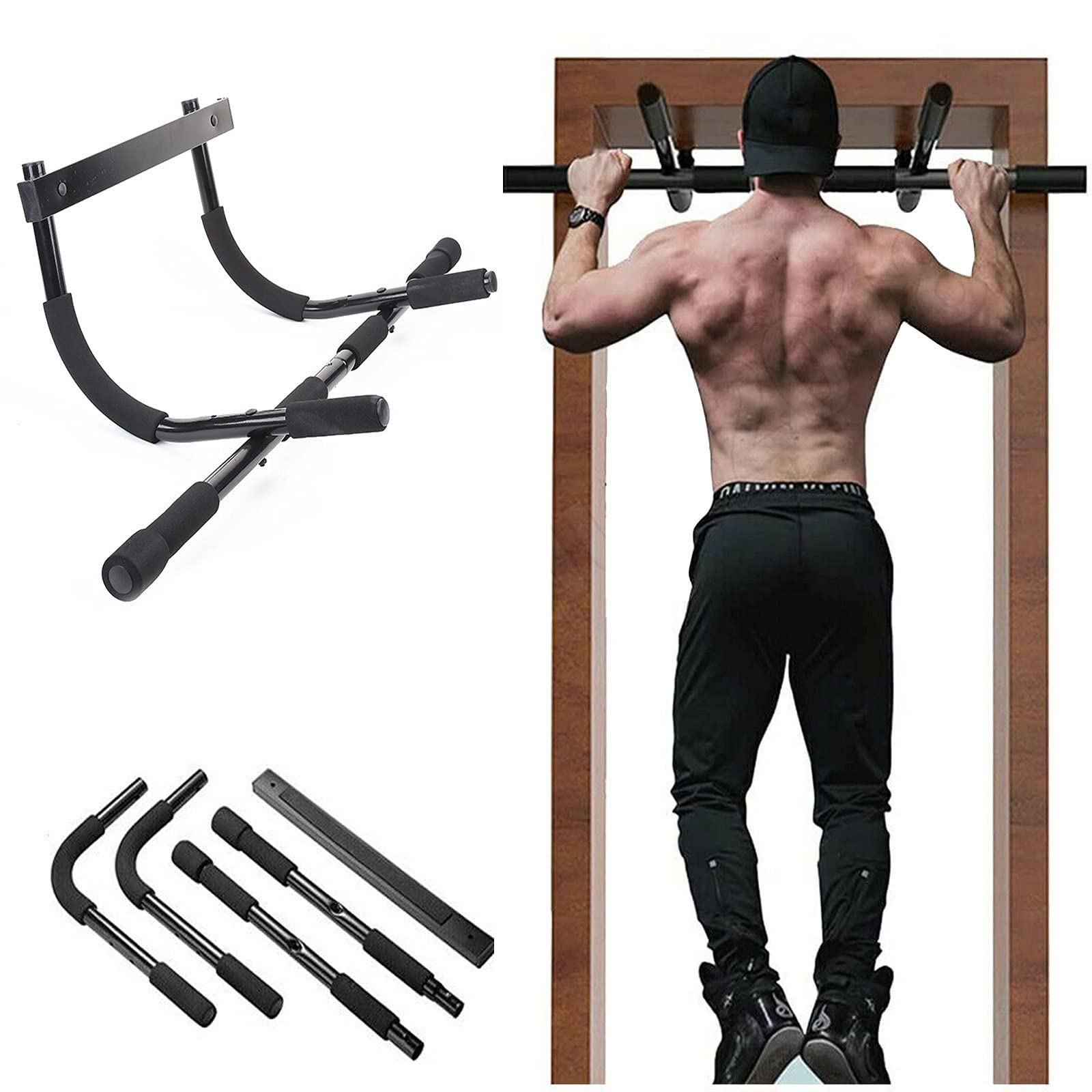 Buy Pull up Bar Doorway No Screws for Door Frame Multifunctional Home