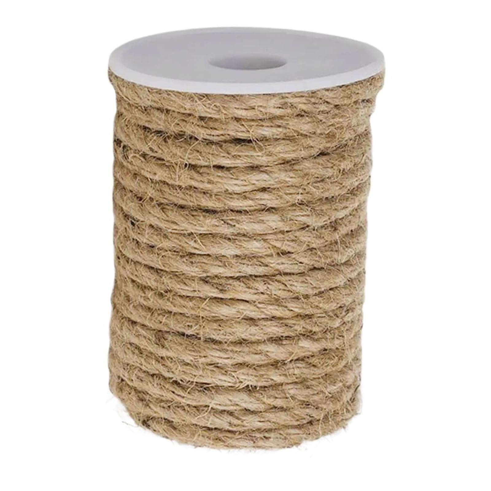 Corda Canapa Naturale Corda di spago iuta naturale da 12 mm, spessa corda marrone for l'artigianato fai te, tiragraffi for gatti