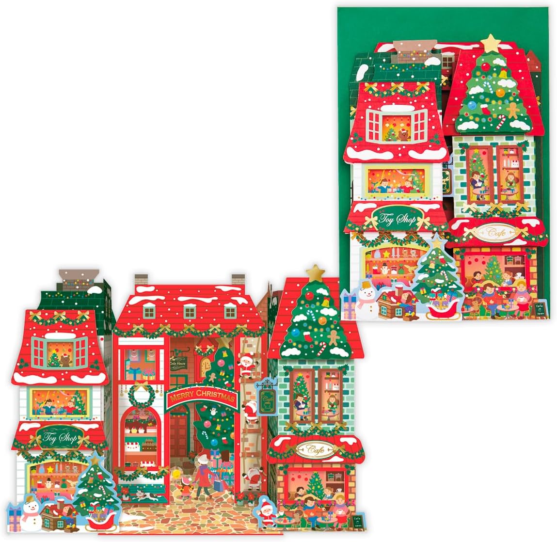 Hallmark Greeting Card Christmas Card Christmas Shopping Mall 846978