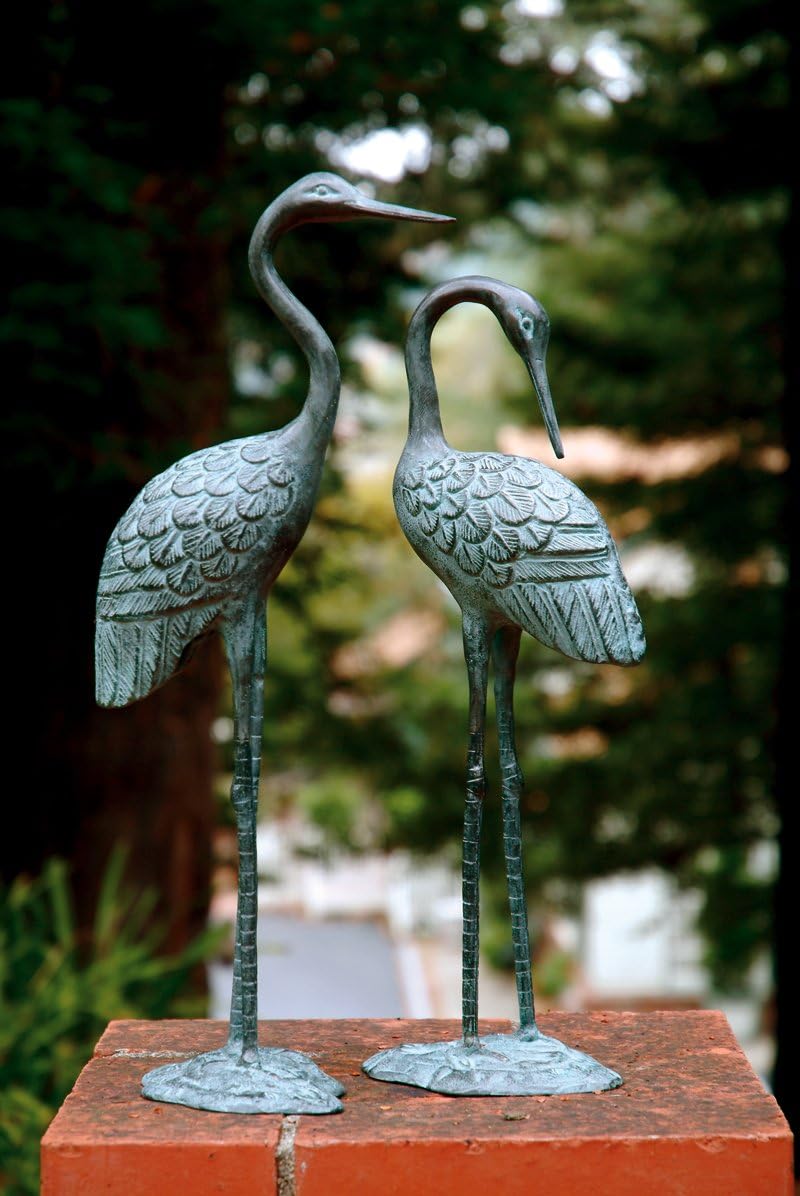 SPI Pair of Garden Cranes (Brass)