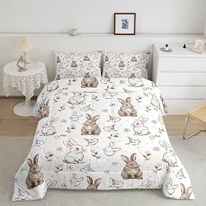Feelyou Building Block Print Twin Size Duvet Cover Set - Colorful Brick Style Bedding For Kids, Teens - View #3