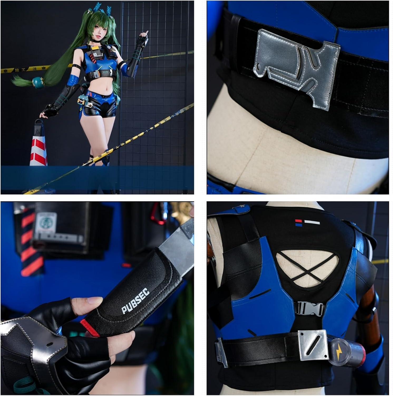 フルセット ゼンゼロ 青衣 ウィッグ 武器セット