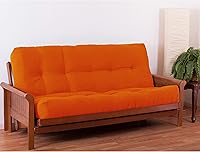 Vista 46 de Blazing Needles Colchón futón de sarga Renewal de 9 pulgadas, matrimonial, índigo