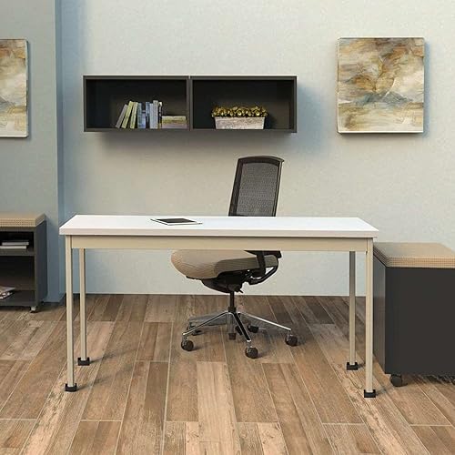 Miniatura 7 de Uenhoy 16 fundas rectangulares de goma para patas de silla, color negro, tapas rectangulares para patas de muebles, protectores de suelo para patas