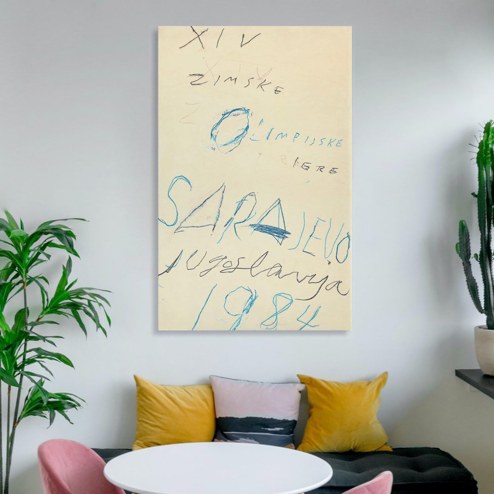 特大！Cytwombly ポスター アート 絵画 インテリア 美術品 C Amazon.co.jp: 有名なCyトゥオンブリーポスター抽象展サイトゥ