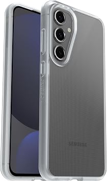 OtterBox Samsung Galaxy S24 FE React Series Case - Clear, Ultra-Thin, Pocket-Friendly, Raised Edges Protect Camera & Screen, Wireless Charging Compatible Single Unit Ships in Polybag
