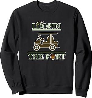 Loopin the Fort Camping Wilderness Golf Cart Looping Sweatshirt