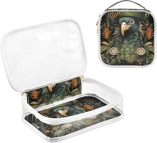 Miniatura 3 de Bird Soldier Clear Toiletry Bag for Traveling,2 Pack Makeup Cosmetic Bag with Zipper,Travel Bag for Toiletries,Travel Essentials 21214315