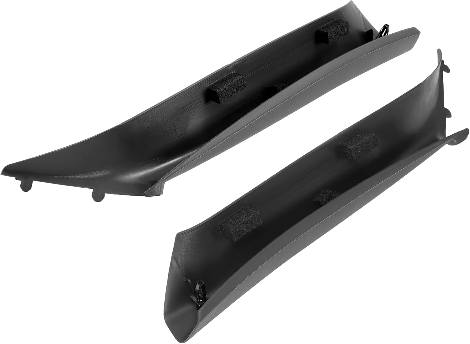 KUAFU Windshield A Pillar Trim Molding Compatible with 1999-2006 Chevy Chevrolet Silverado Suburban Tahoe Avalanche GMC Sierra Yukon Cadillac Escalade W/O Speaker - Left & Right Side Dark Gray
