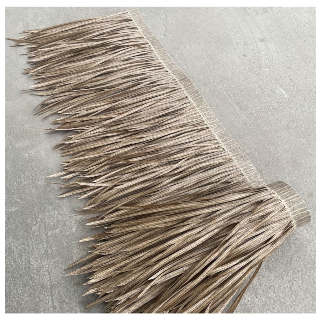 Toitures en chaume artificiel en plastique et décorations extérieurs