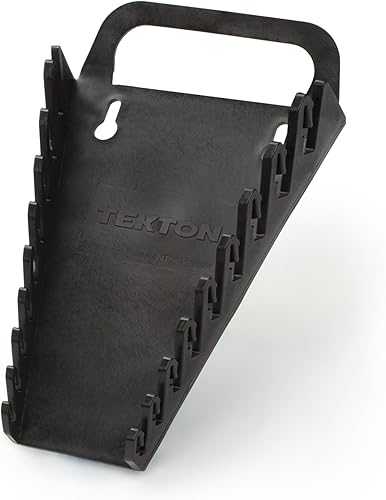 TEKTON Soporte de llave combinada de 9 herramientas (negro) | 79345 | Fabricado en Estados Unidos