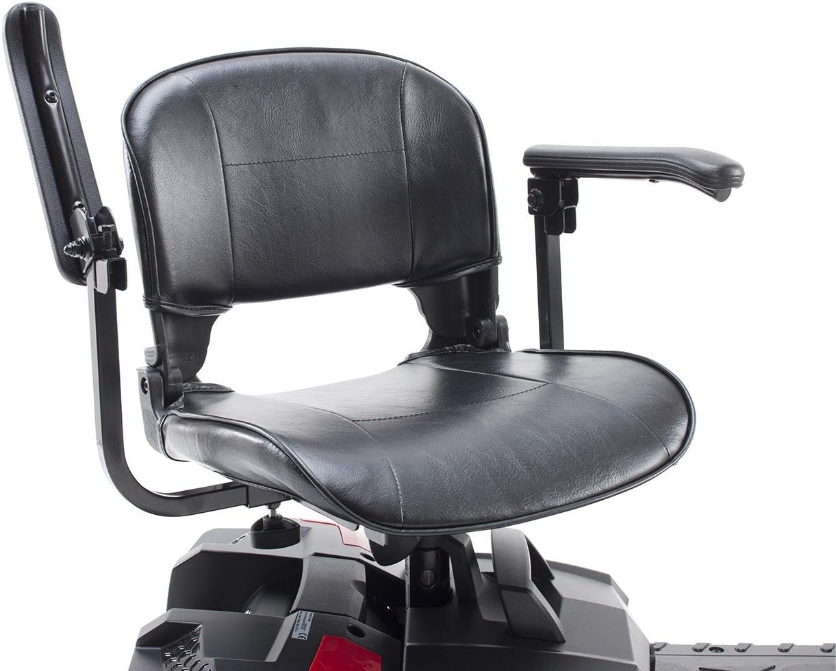 Drive Medical Scout Compact Travel Power Scooter, 4 Wheel, Extended Battery, Orange : Health & Household