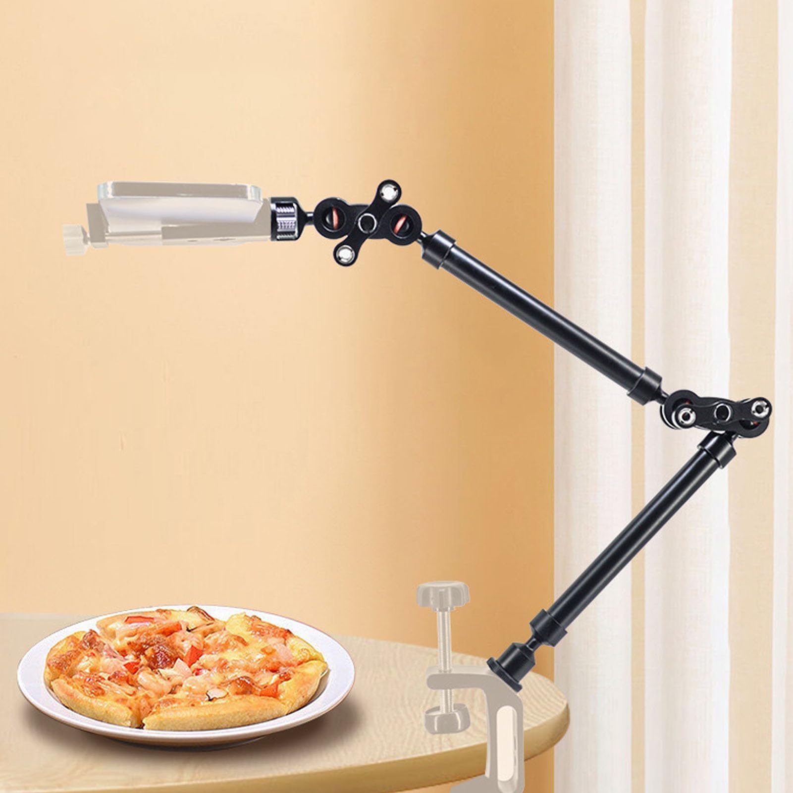 Brazo Mágico de Fricción Articulado Ajustable Mejorado de 53 Cm con Rosca de 1/4, Brazo Mágico Ajustable para Montaje en Cámara para Luz LED, Plataforma de Video para Micrófono