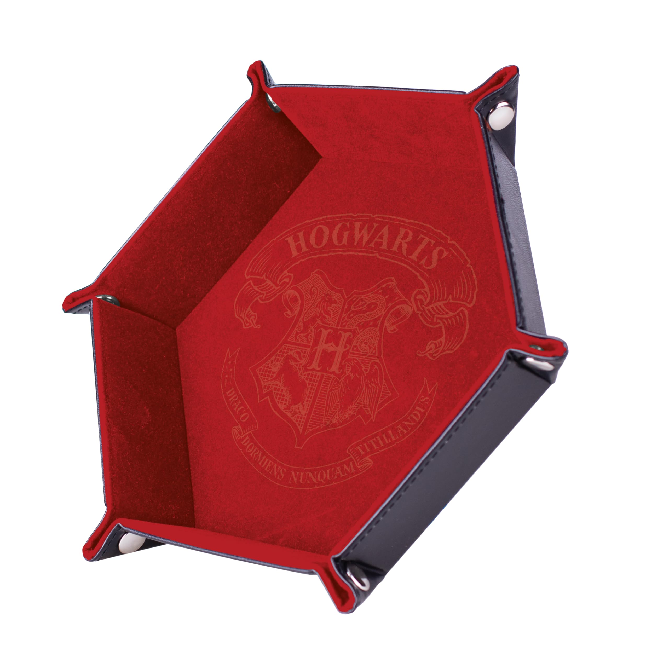 Epic Forge-Dice Track - Hogwarts Red 19 x 19 cm - Leather and Velvet