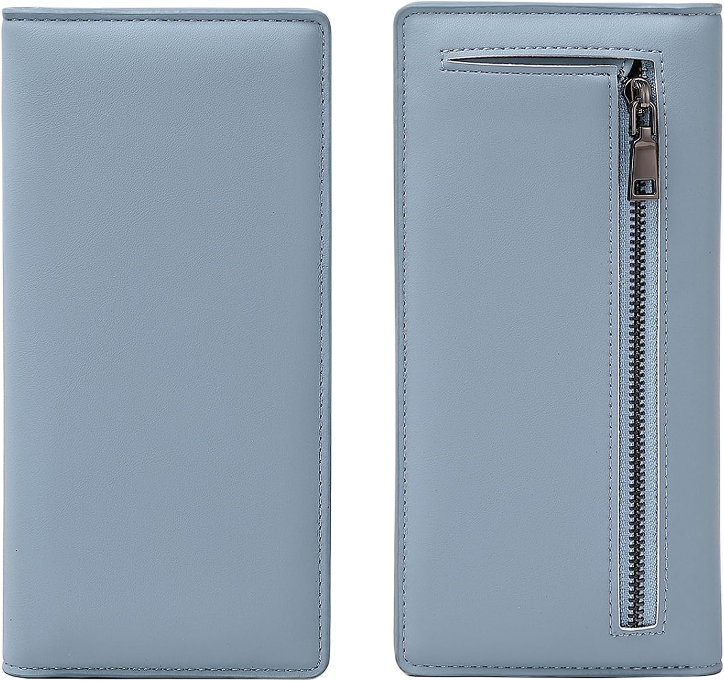 Bakurok Wallets for Women Slim Thin Soft Leather RFID Blocking Credit Card Holder Bifold Long Ladies Wallet Clutch