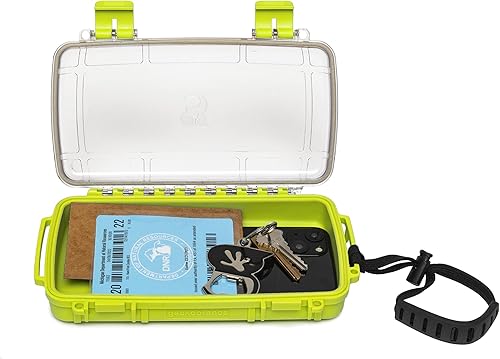 Miniatura 3 de geckobrands Caja seca impermeable con forro de silicona, duradera, a prueba de polvo, almacenamiento a prueba de aplastamiento para electrónica y