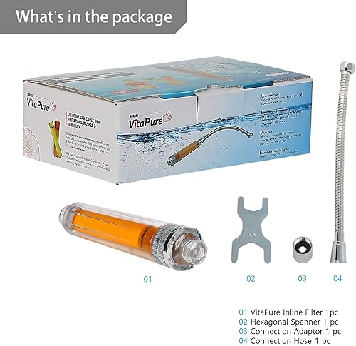 Miniatura 9 de VCF-50V Filtro de ducha en línea ultra compacto de vitamina C también conocido como SUF-50V