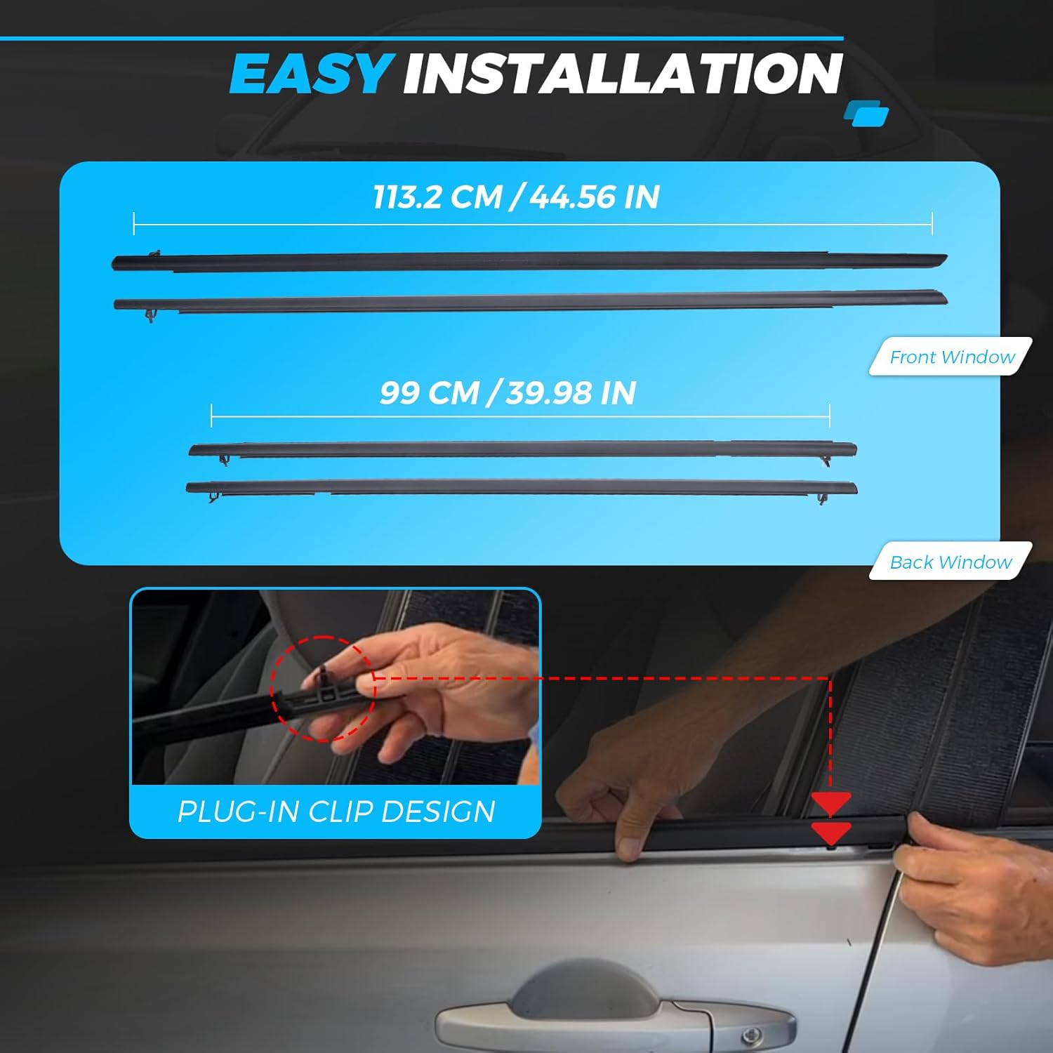 Black Window Weather Stripping For Honda Civic 2006 2007 2008 2009 2010 2011, For Honda Civic Window Trim Molding, 72410-SNA-A01 72450-SNA-A01 72950-SNA-A01 72910-SNA-A01