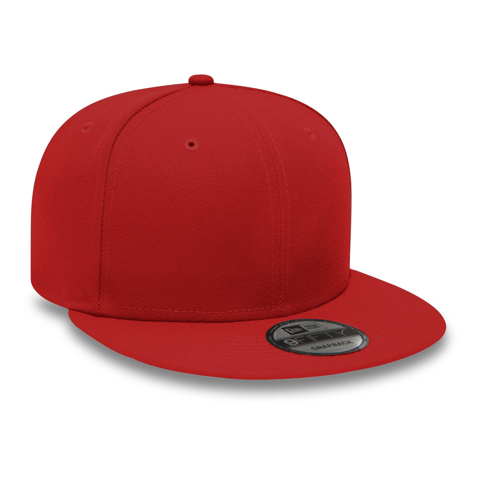 New Era 9Fifty Snapback Cap Red Tonal Blank - Unisex Cap Without Logo
