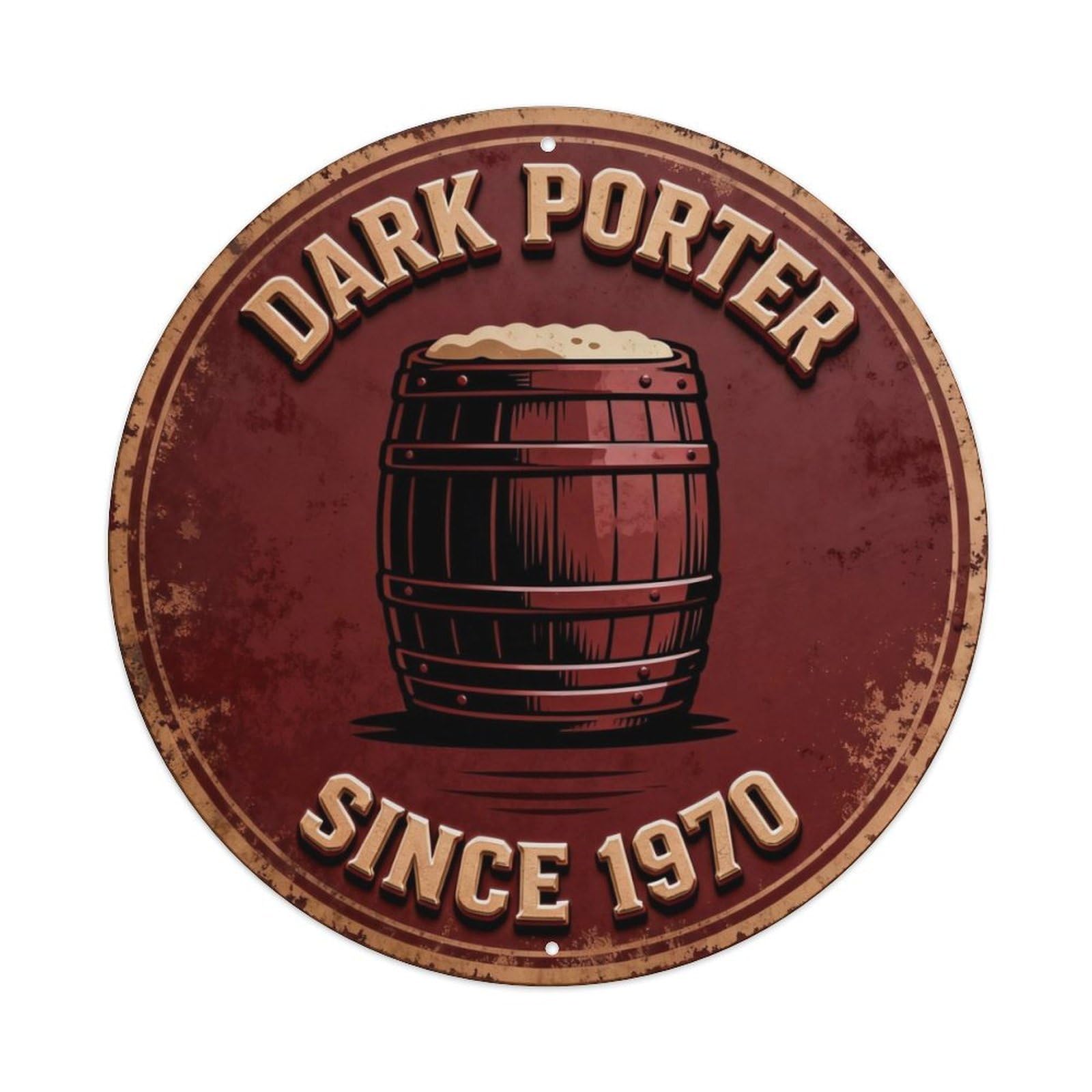 Full_Porter_Beer Metal Tin Sign Plaque