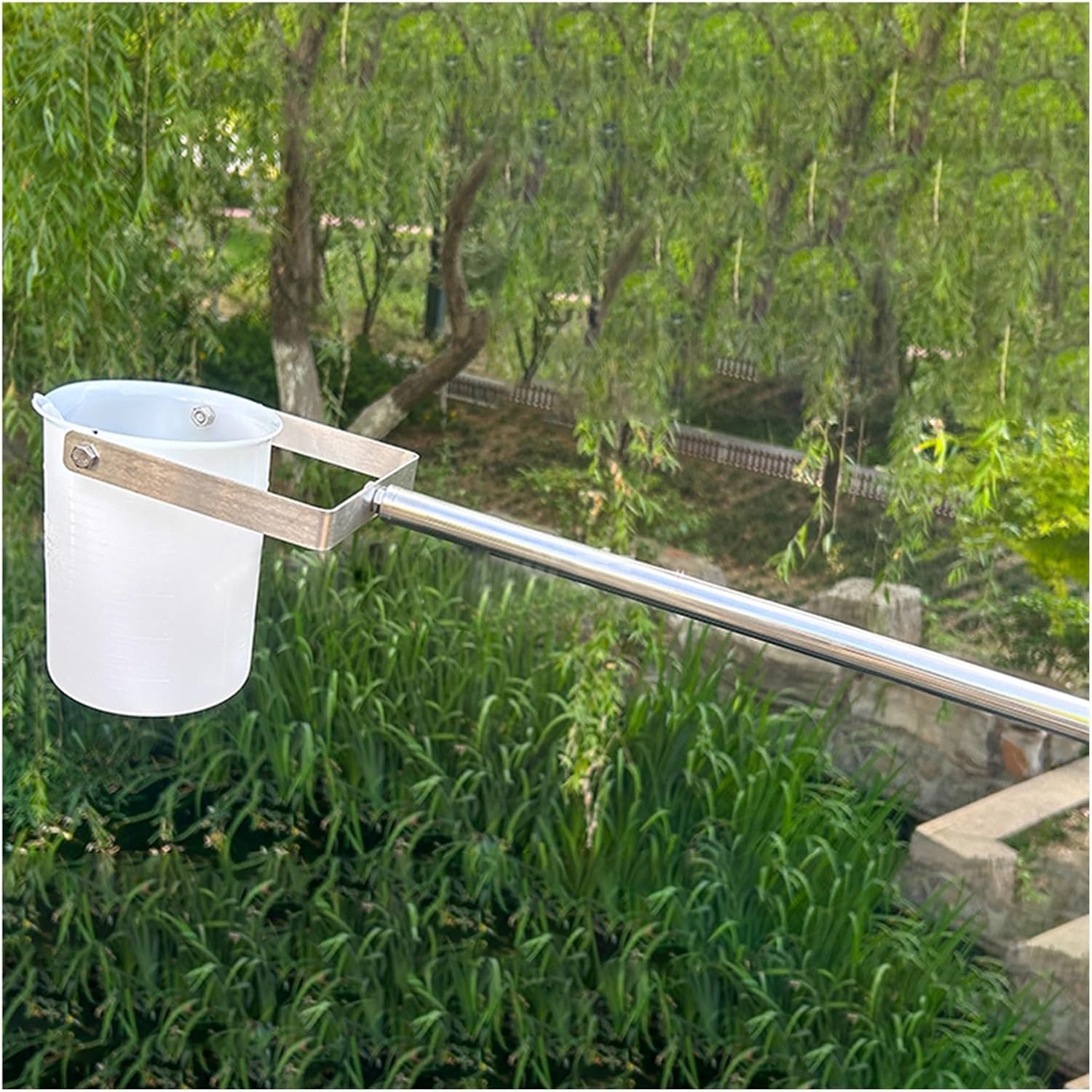 AMUFJJ 1000ml Telescopic Water Sampler, Portable Water Sampling Kit & Liquid Dipper for Fresh Water Streams/Factory, Extendable Rod Water Collector(4 Pack,3.9-16.4 ft (1.2-5 m))