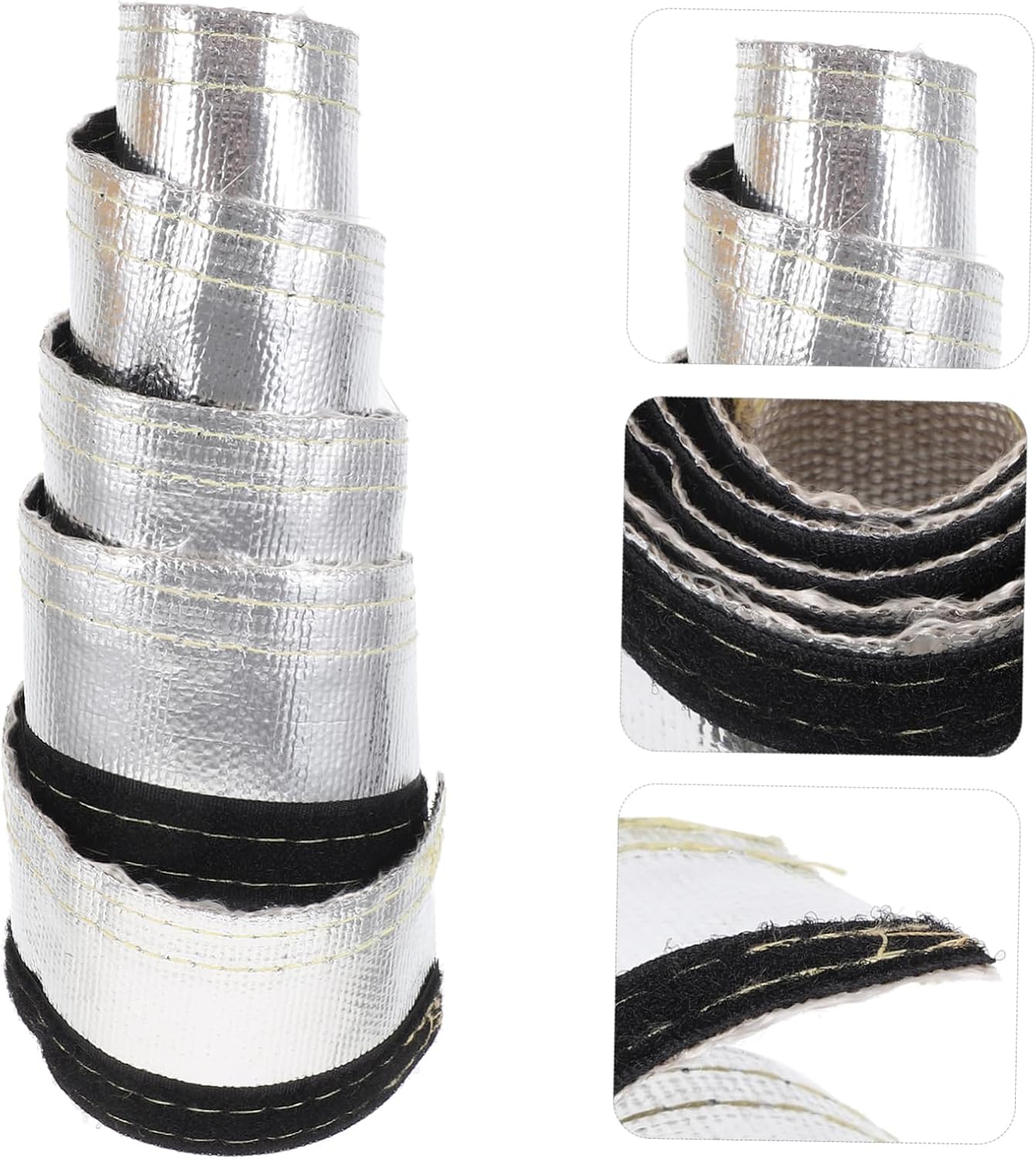 STOBAZA 4pcs Fiberglass Wire Protection Sleeve Car Accessory for Wire Insulation