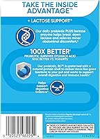 Vista 7 de Digestive Advantage Probióticos + enzimas digestivas lactasa para la salud digestiva, probióticos diarios para mujeres y hombres hinchazón