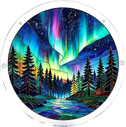 Acrylic Puzzle for Adult, Colorful Flame Sun Catchers Window Hanging 83 Puzzle for Home Decoration Birthday Women Men Mom, 20cm/7.9in Acrylic Puzzles, for Doors Garden Window Hanging Birthday (V)