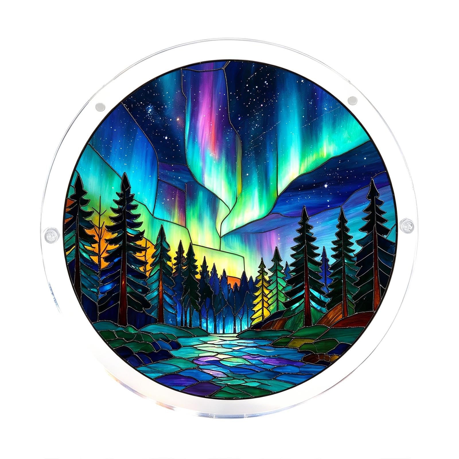 Acrylic Puzzle for Adult, Colorful Flame Sun Catchers Window Hanging 83 Puzzle for Home Decoration Birthday Women Men Mom, 20cm/7.9in Acrylic Puzzles, for Doors Garden Window Hanging Birthday (V)