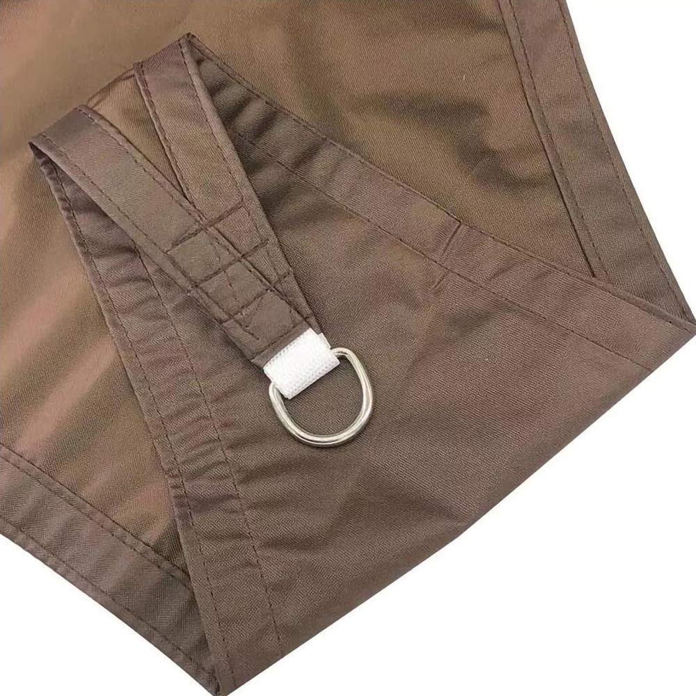 Trójkątny żagiel przeciwsłoneczny, parasol przeciwsłoneczny 13 x 13 x 19 stóp z zestawem osprzętu, 3 liny, wodoodporny, blokujący promieniowanie UV, parasol przeciwsłoneczny na patio