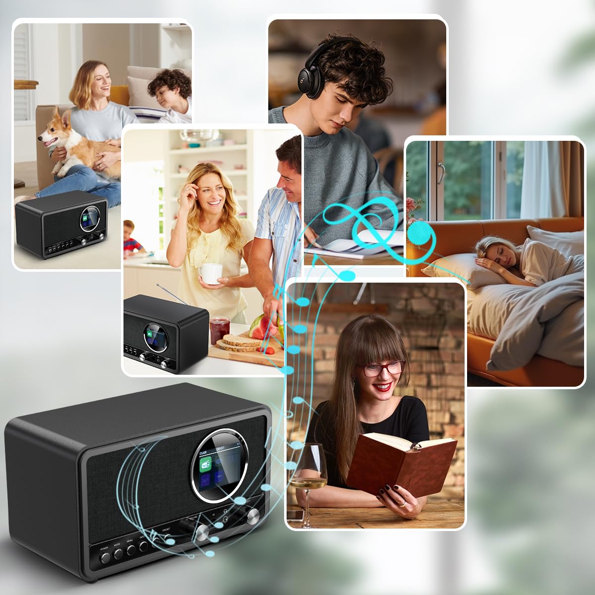 Radio DAB Plus con Bluetooth
