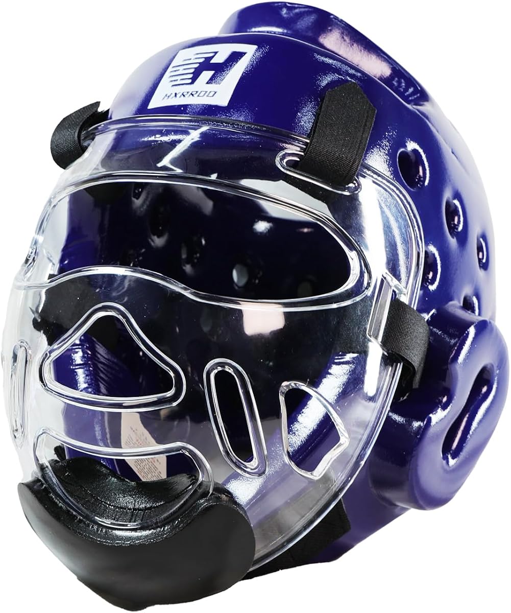 Casco de Taekwondo, casco de Karate con máscara extraíble para compañeros de entrenamiento, Muay Thai, Taekwondo, Karate, MMA, entrenamiento para jóvenes y adultos