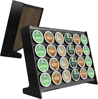 Evemodel Coffee Pod Storage Rack Organizer Stand for K-cup Pods, 24 Pod Capacity SN05