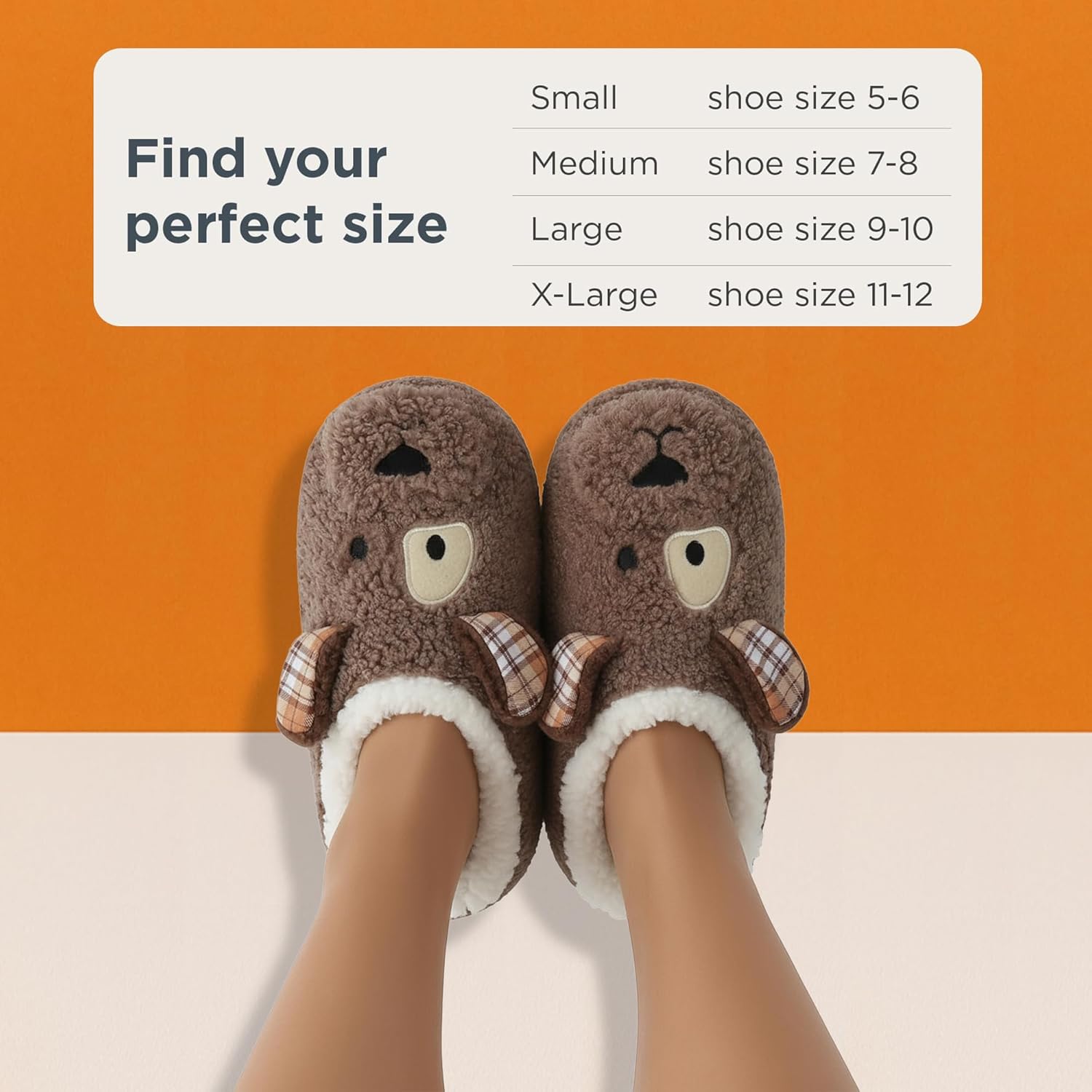 Snoozies Animal Slipper Socks for Women, Fuzzy Slippers Soft Non-Slip with Sherpa Lining, Cute Slippers - Image 5