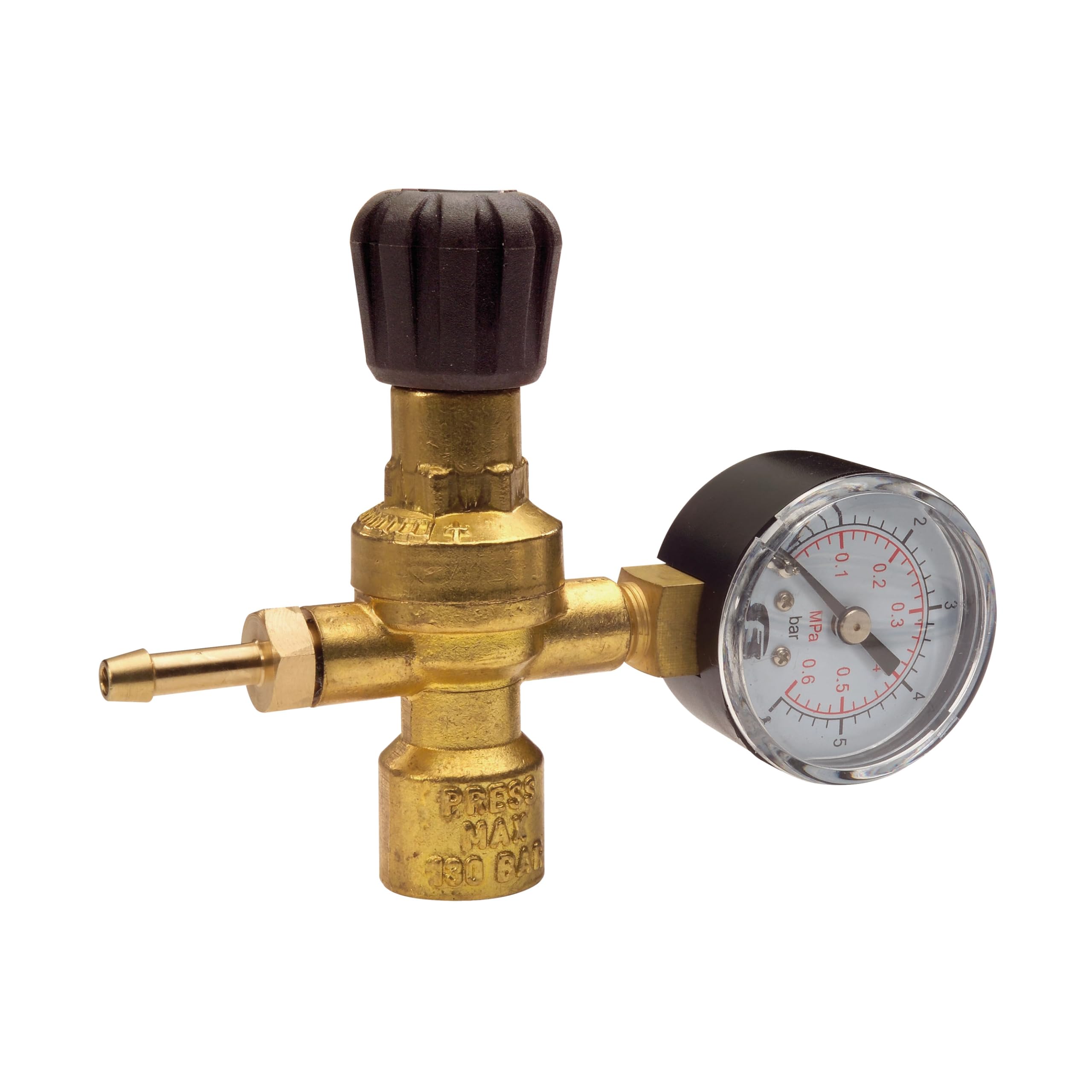 CFH 52518 Regulador de presión de Gas inerte, Latón/Negro