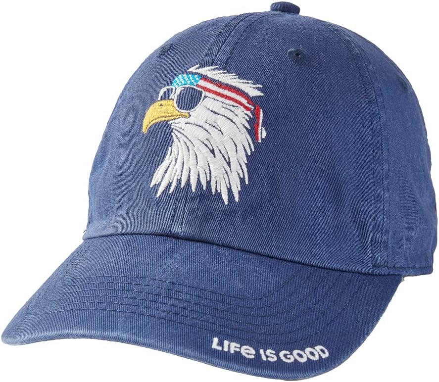 Life is Good American Eagle Chill Cap Darkest Blue One Size