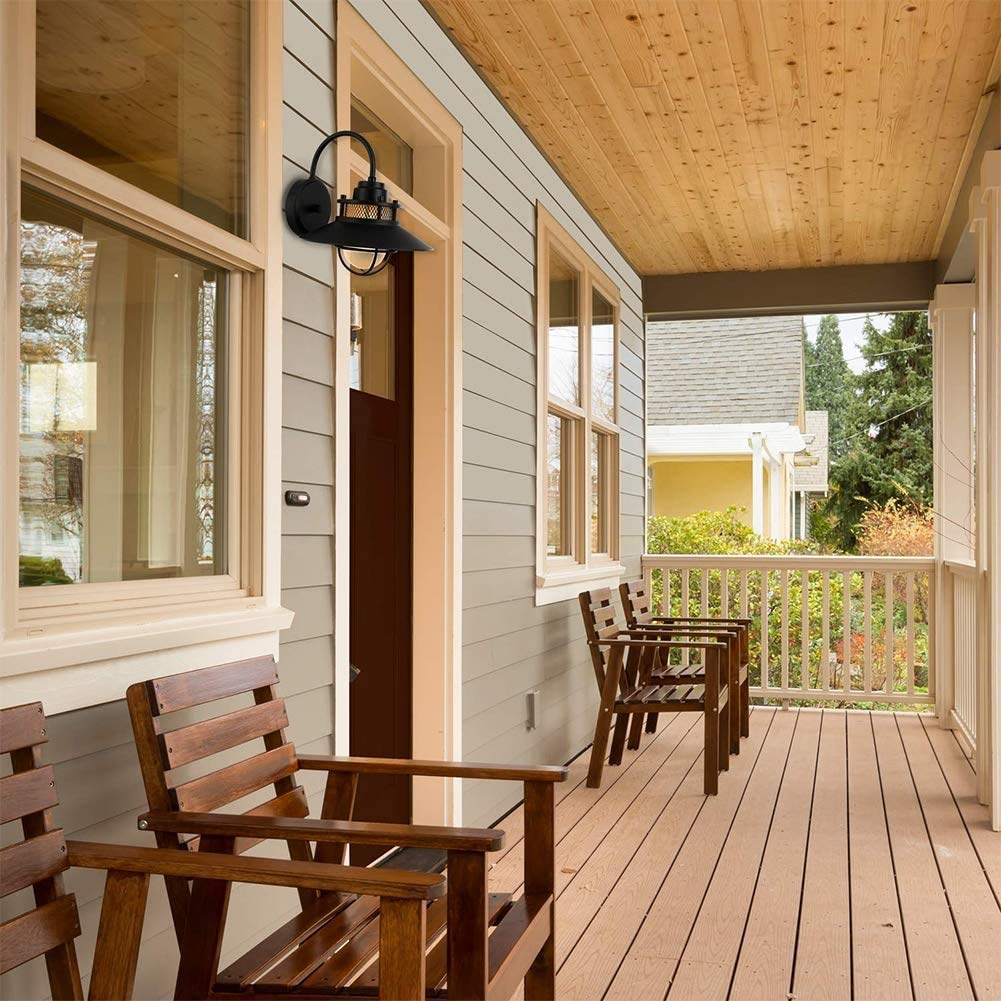 Lampada A Parete MF60, Vetro, Metallo, Oro, Marrone, 25x10x52 Cm