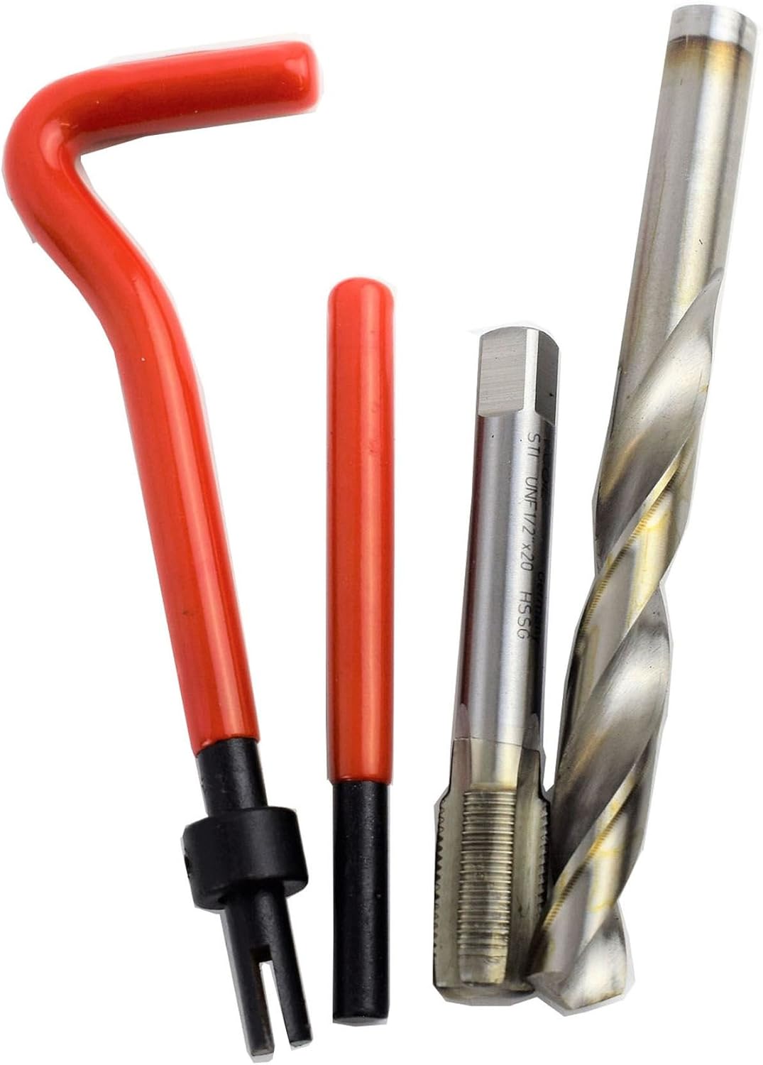 AB Tools 1/2" x 20 UNF Imperial Tap Repair Cutter Kit Helicoil Damaged Threads 14pc Kit