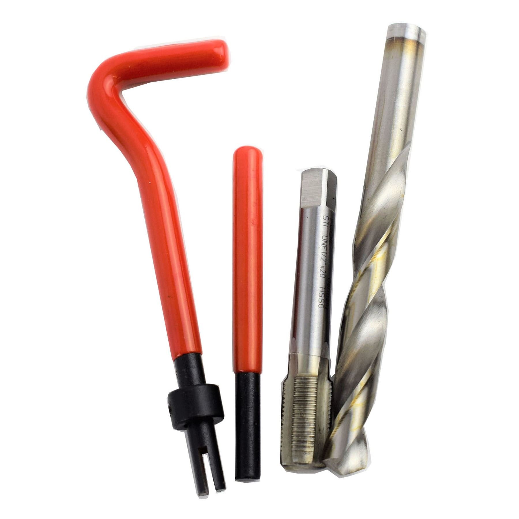 AB Tools-Unithread 1/2" x 20 UNF Imperial Toca Reparar Kit de Fresas Helicoil roscas dañadas 14PC Kit