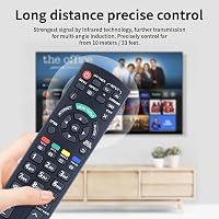 TCNOUMT N2QAYB000753 Távirányító Panasonic Viera TV-hez TX-L32E5Y TX-L32E5B TX-L32E5E TX-L32E30E TX-L32E31B TX-L32D25E Kompatibilis 5