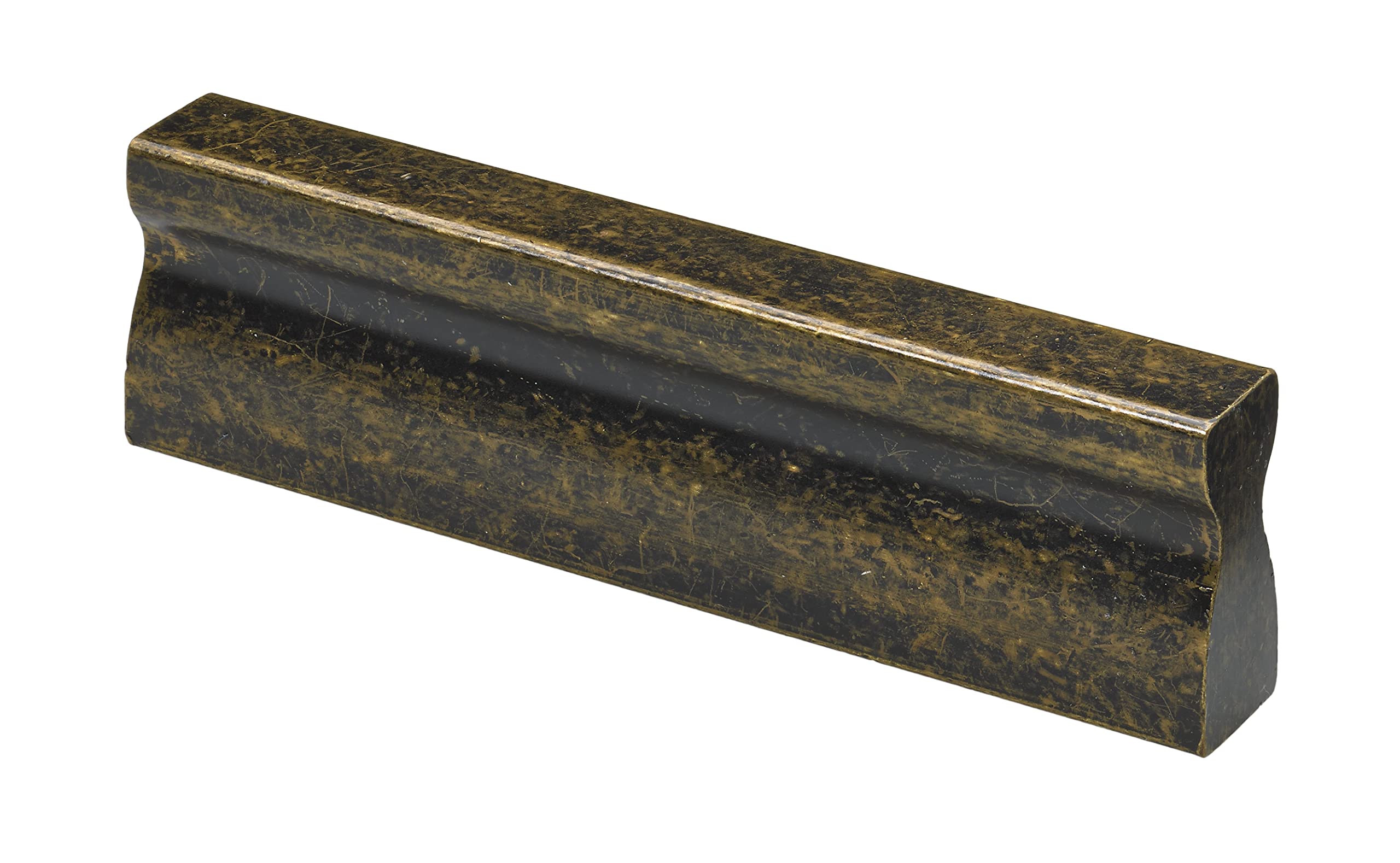 Hettich 9199023 Furniture Handle/Handle for Furniture 10 x 78 x 23 mm Hole Spacing 64 Brass Plated Burnished Aluminium