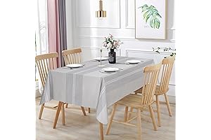 Vonabem Grey Tablecloth Rectangle - Keep Your Tables Pristine
