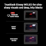 ASUS ROG Strix 32” 4K OLED Gaming Monitor (XG32UCWG) - TrueBlack Glossy OLED, Dual Mode (4K@165Hz, FHD@330Hz), 0.03ms, G-SYNC Compatible, Neo Proximity Sensor, AutoKVM, USB-C, HDMI 2.1, 3 yr Warranty