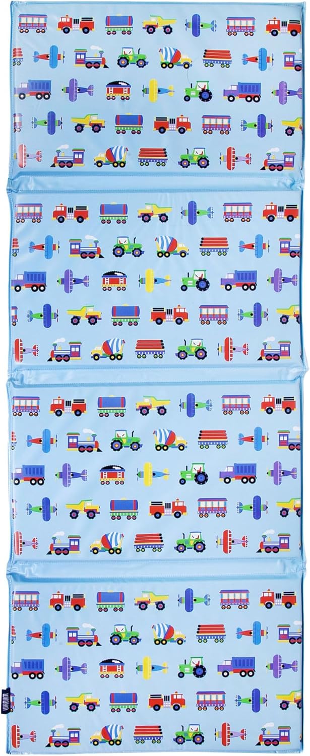Wildkin Kids Vinyl Nap Mat – Foldable, Durable Rest Mat for Daycare & Preschool