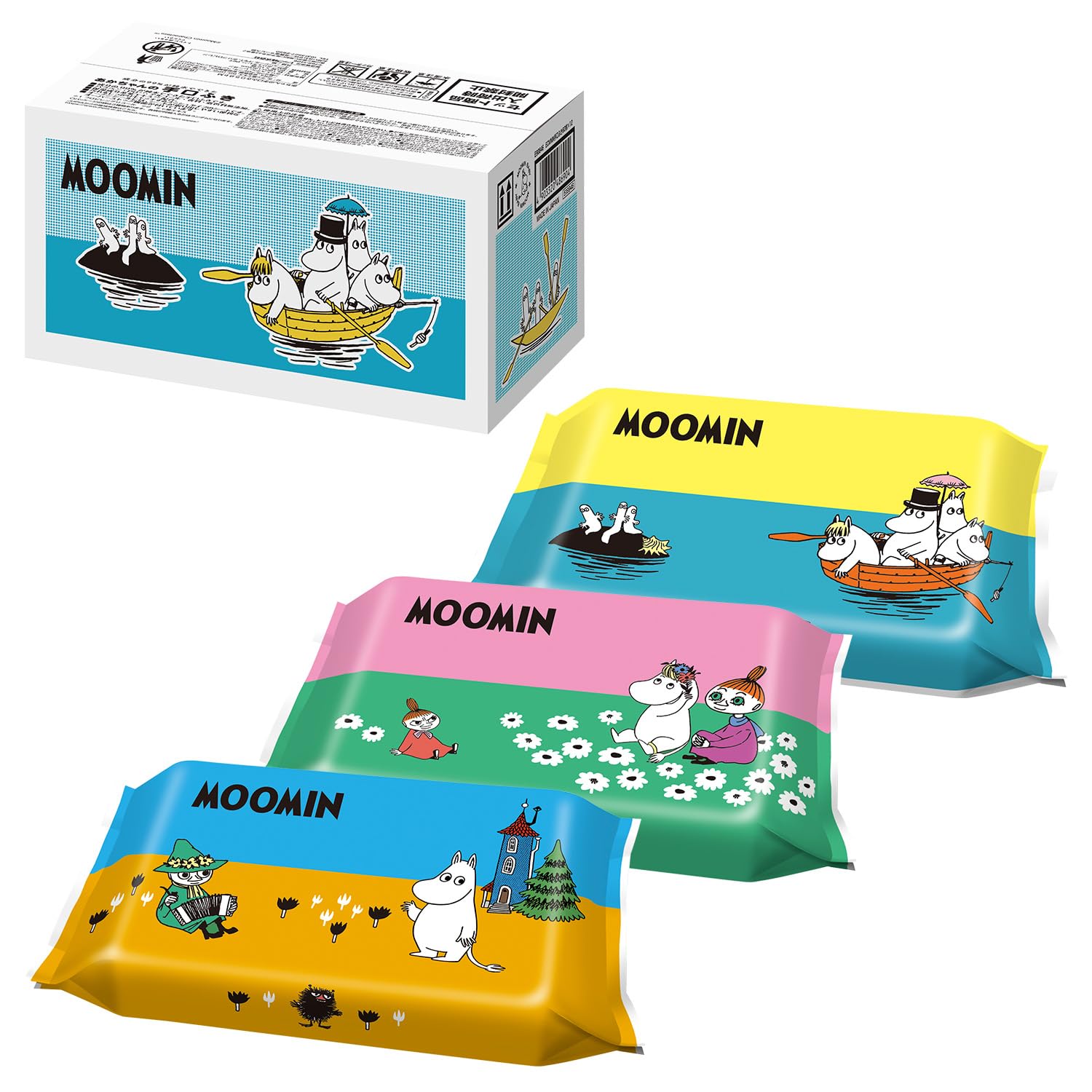 【ネット限定】 ムーミン 純水99% 手口ふき 60枚入×12個 (720枚)…