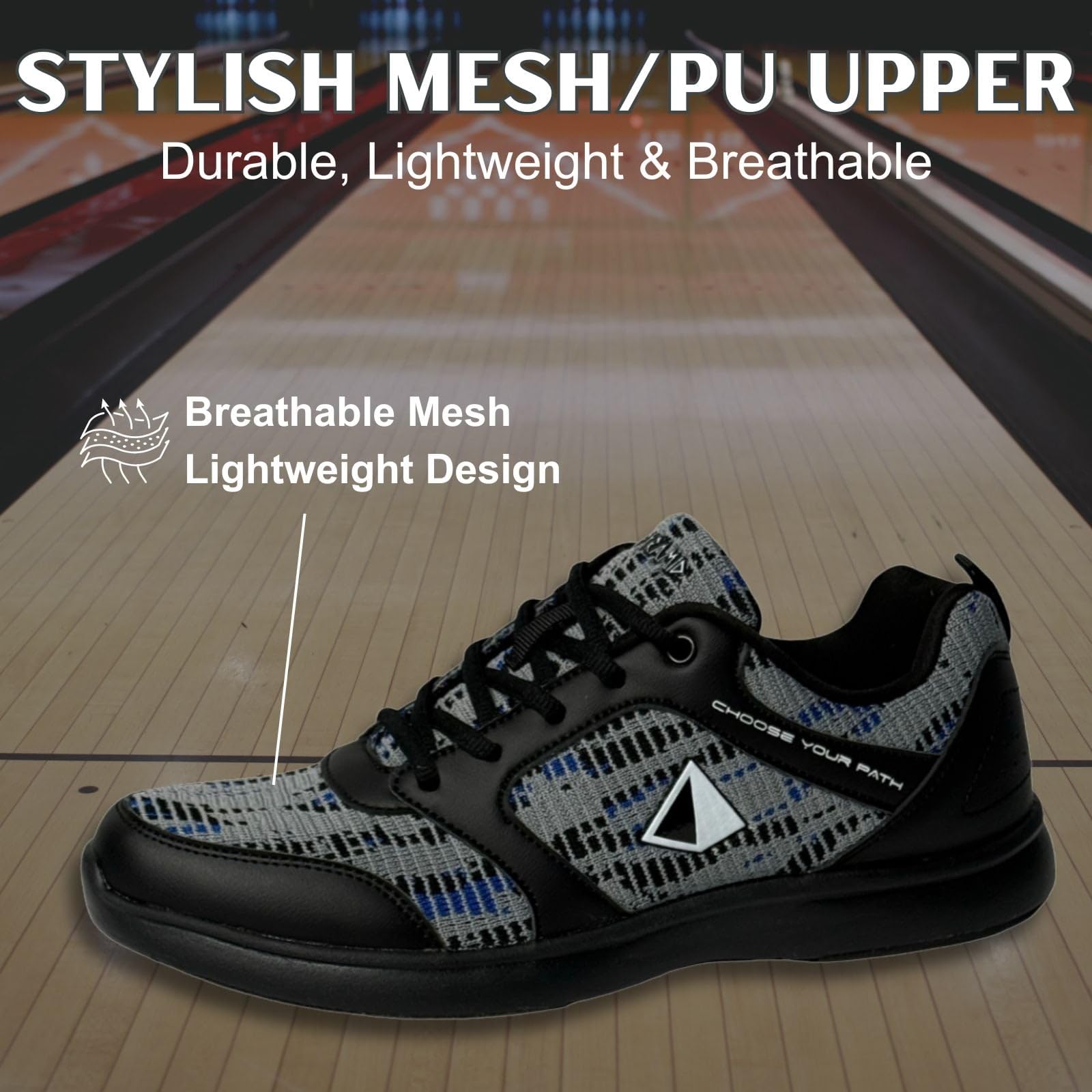 Pyramid Herren Path Lite Hybrid Mesh Bowlingschuhe
