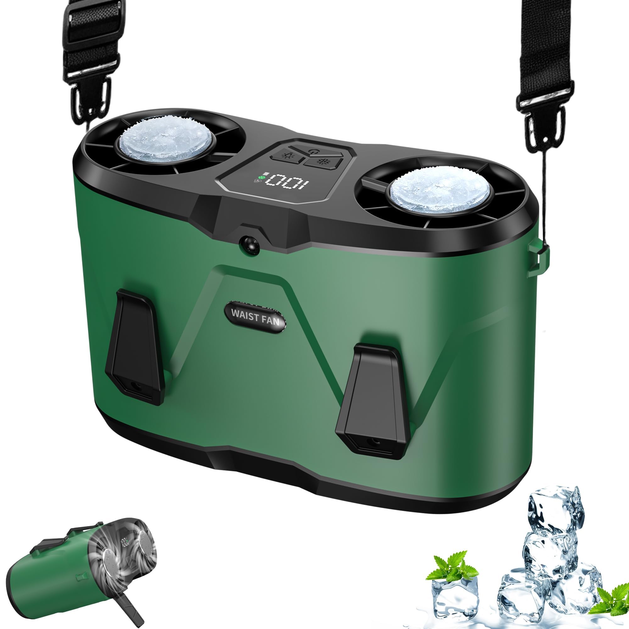 Ventilateur de taille portable 20 000 mAh de refroidissement extérieur