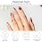 DUKASOU Semi Cured Gel Nail Strips, Passionate Years | 28 pcs Gel Nail Strips Work with Any UV Lamp, Salon Quality UV Nails Stickers, Easy to Apply for Home Nails DIY