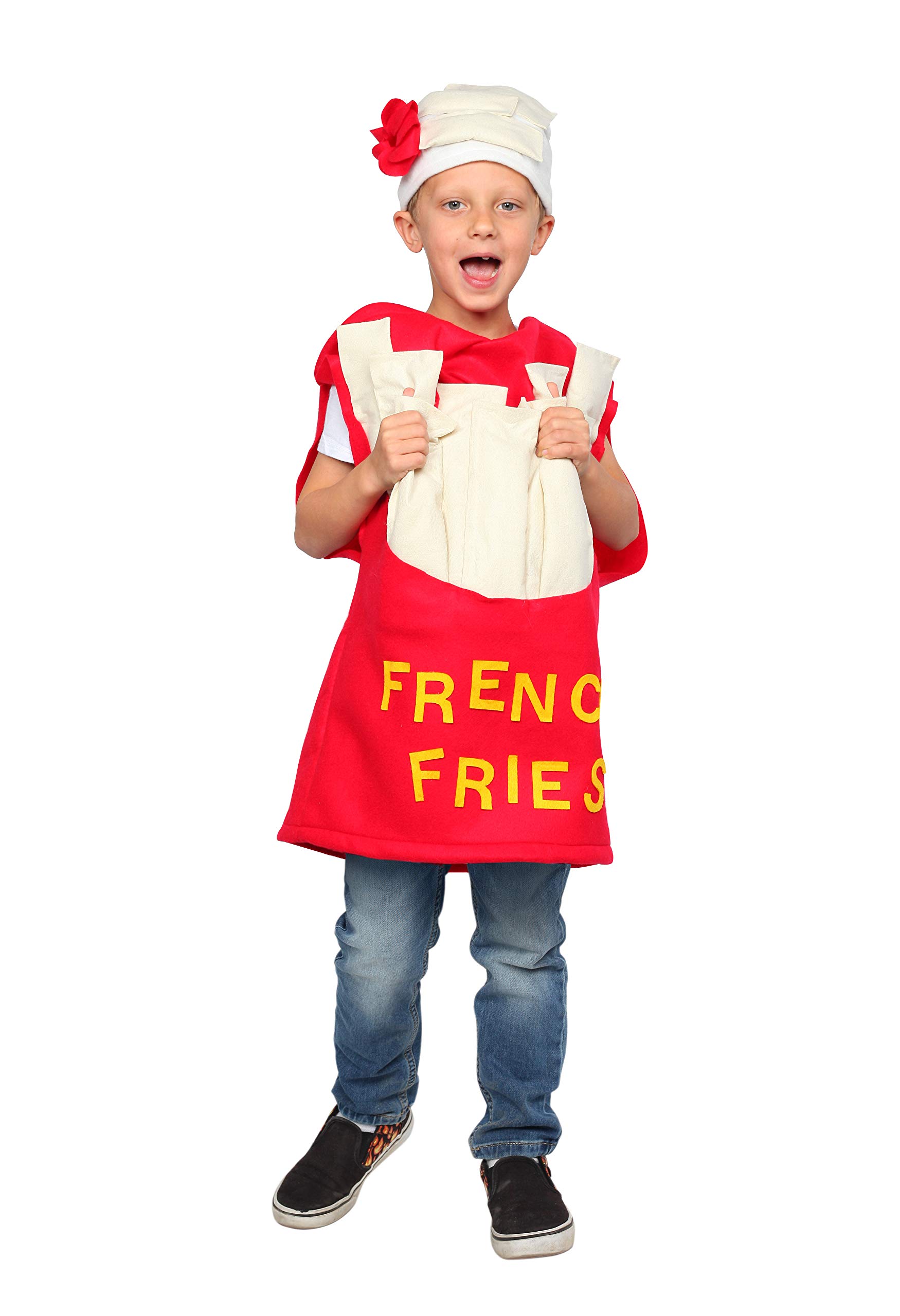 Dress Up America French Fry Costume for Kids - Chips Costume for Boys and Girls - Fun Fries Costume For Kids